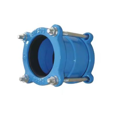 Ductile Iron Universal Flexible Stepped Coupling For DI Pipe or GRP Pipe