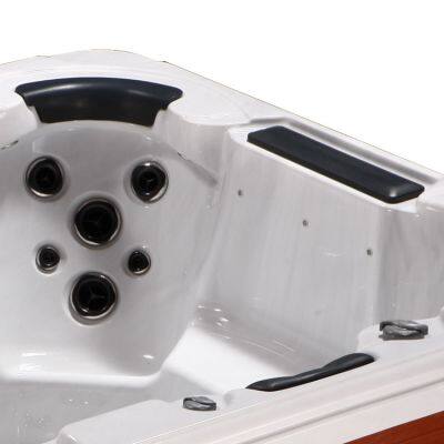 Modern 6-Person Acrylic Swim Spa Outdoor Hot Tub With Massage Features for Hotels Sale Outdoor Whirlpool Pool photo-5