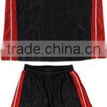 Base Ball Uniform in Black & Red Color