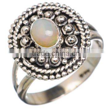 RARE ETHIOPIAN OPAL 925 STERLING SILVER RING ,925 STERLING SILVER JEWELRY WHOLE SALE,JEWELRY EXPORTER