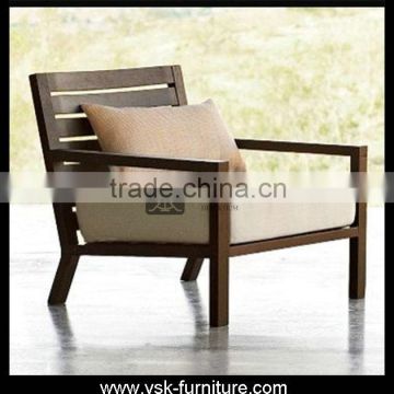 AC-071 Outdor Furniture Eave Leisure Teak Wood Sofa Chair