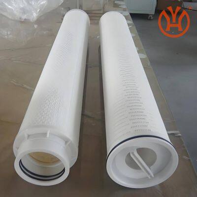 High flow filter element for condensate water filtration can be customized to intercept impurities and suspended solids