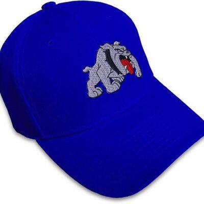 Custom Baseball Cap Bulldog C Embroidery Dogs Acrylic Dad Hats for Men & Women