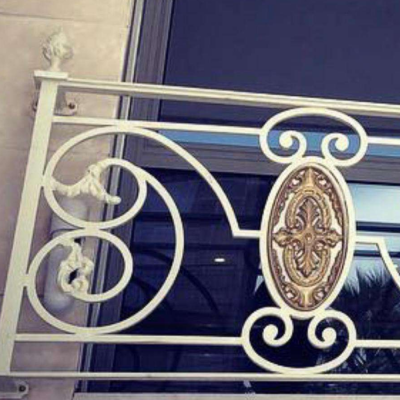 Custom Galvanized Wrought Iron Garden Fence, Main Gate, and Balcony Railing photo-3