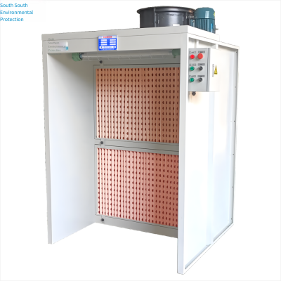 Floor-standing Dry Sanding and Painting Cabinet, Pulse Dust Removal and Purification Equipment, Manufacturer Supply of Industrial Paint Mist Treatment Cabinet photo-5