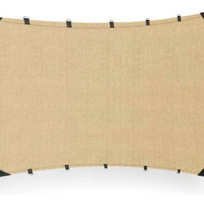 90% Shade Cloth FT Durable HDPE Mesh Tarp With Grommets UV Protection Sunblock Net for Garden photo-3