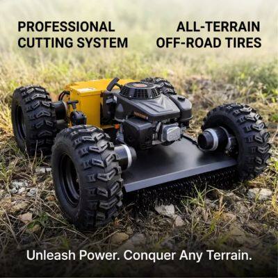Vigorun VTW550 Cortacésped de motor a gasolina, fácil reemplazo de piezas, alta velocidad (6 Km/h), cortacésped para uso profesional