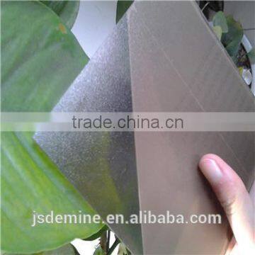 3mm one side frosted dark brown polycarbonate sheet for inside doors