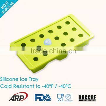 Hight Quality Silicone Ice Cube Tray Ice Cream Tool Eco-friendly BPA Free FDA LFGB DGCCRF