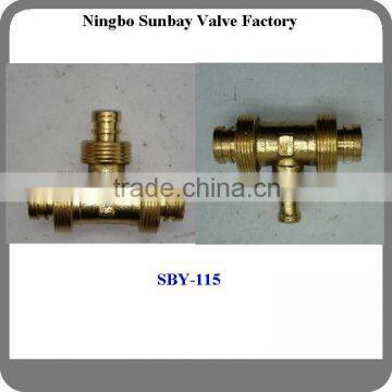 high quality new brass tee fitting