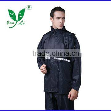 adult Motor cycle reflective yarn raincaot