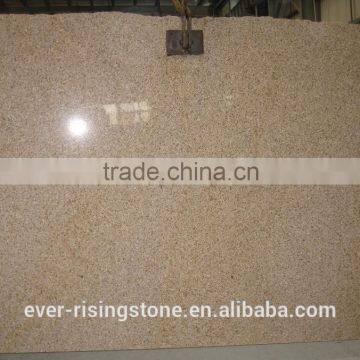 Yellow Beige granite slab