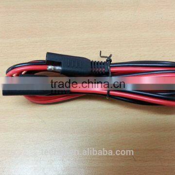 Black /red Twins Wire Two End Molding SAE 4.57plug Male Female Power Cable photo-4
