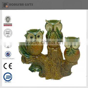 owl shape candle candle holder