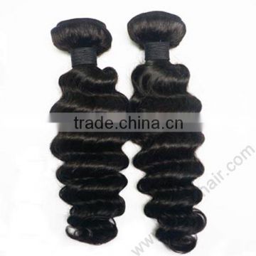 alibaba China 2015 new product virgin hair deep wave India human hair extension