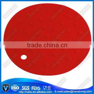 Round shape silicone induction cooker mat