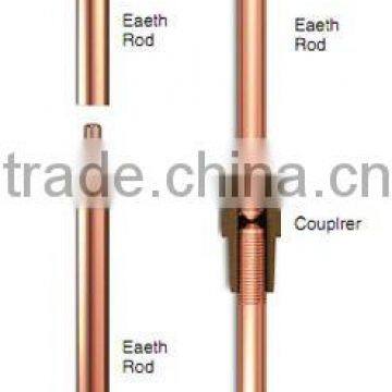 Pure copper earth rod SCR (Earth Rods, Lighting Rods)