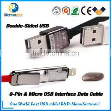 8 pin to usb charge and sync cable mobile phone remax