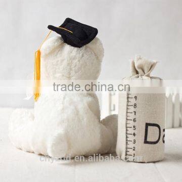 Plush Grduation Bear Toys/Graduation Teddy Bear/Plush With Graduation Hat and Bow photo-2