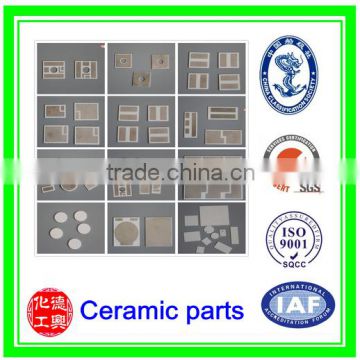 ceramic factory custom plain ceramic plates/cheap ceramic gas heater plates