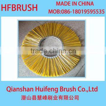 Flat shape PP wire road sweeper brush