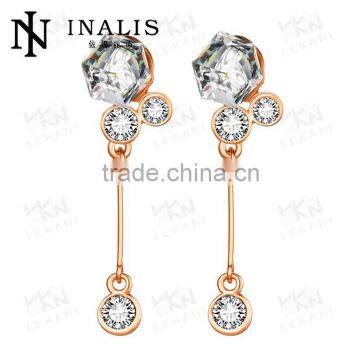 2015 Hot Sale Lekani Sparkling Jewels 18K Gold Plated Earring photo-3