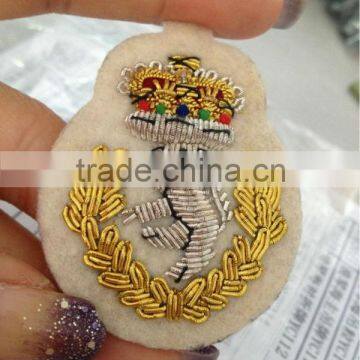 Hand embroidery badge