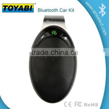 Wireless Stereo Bluetooth 4.0 Handsfree Speakerphone Car Kit With USB Charger Hands Free Bluetooth Car Kit