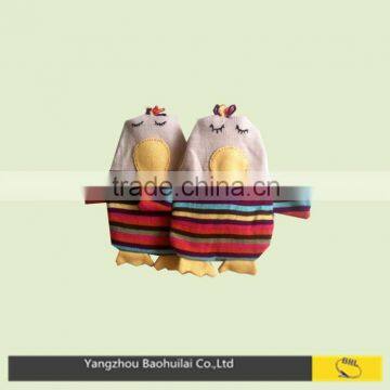 British Standard Cute Bird Knitted Hot Water Bottle Cover