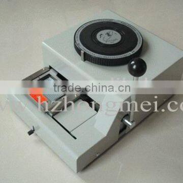 pvc id card embosser hot product