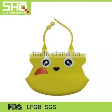 New design silicone rubber baby bibs