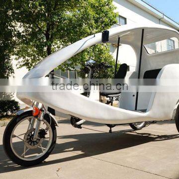 JOBO German Design Cute 48V 1000W Electric Pedicab Rickshaw in 3 Wheel