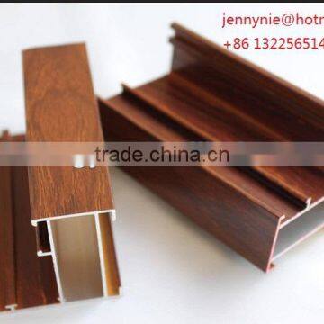 Best selling wood grain aluminum profile