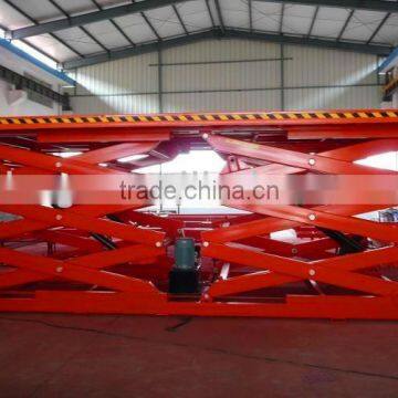 Fixed scissor lift platform