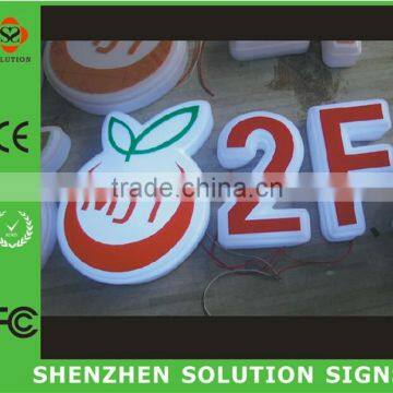 2015 new design sign acrylic company letter