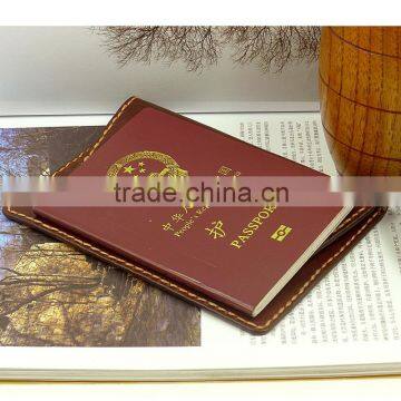 2016 New Design Handmade Leather Passport Case photo-3