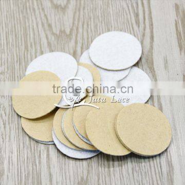 White Felt Circles- Felt Circles- Self Adhesive Felt Circle- 4cm Felt Circles- Die Cut Felt Circle- Wool Felt Circle photo-4