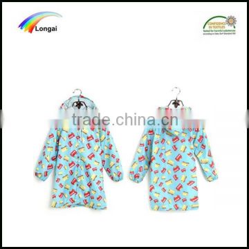 Factory direct sale cheap outdoor fashion raincoat for children