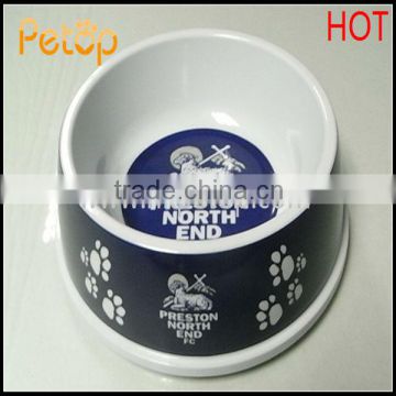 UK Football Team Melamine Dog Feeder