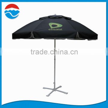 270CM*8k black advertising waterproof outdoor umbrella