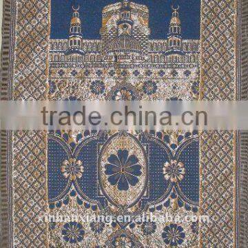 Polyester and cotton jacquard Muslim prayer carpet DM-001