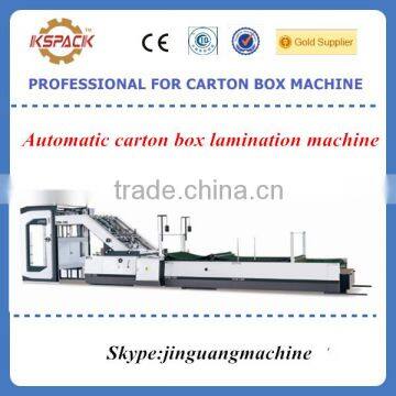 Carton machine price / automatic corrugated flute lamination machine