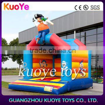 best quality pirate captain inflatable bouncer for kids