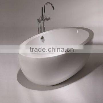 Rectangular Hot Free Standing Long Lasting Surface Modern Design Acrylic Small Deep Bathtub Classical Bathtub photo-4