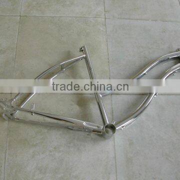 26" Steel beach cruiser bike frame,woman/man C.P. 003