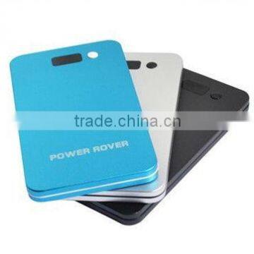 Ultra-slim portable universal power bank for mobile phone/iPhone/iPad