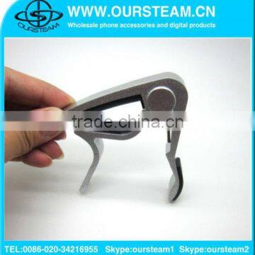Silver Electric Acoustic Guitar Capo Guitar Metal Clamp Capo Music Accessories