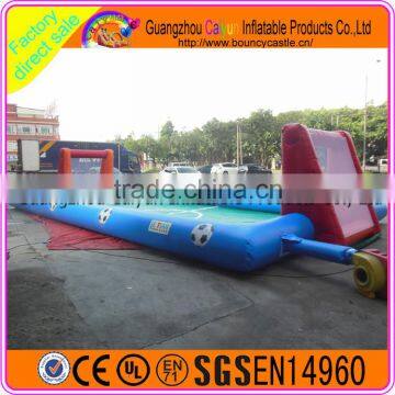 Kids Football Game Use Inflatable Football Pitch