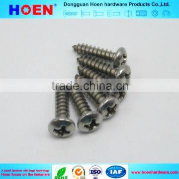 Top quality low price din7981 pan head phillips screws