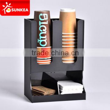 Multi functions acrylic cup dispensers